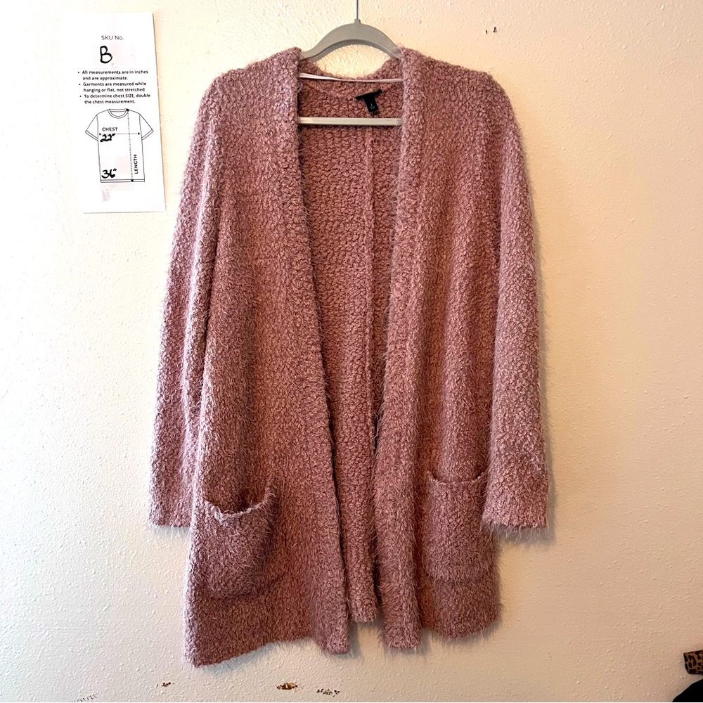 Dusky Rose torrid Teddy cardigan